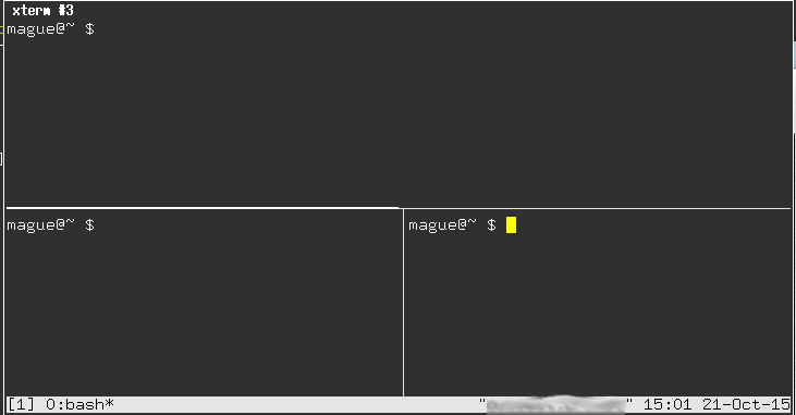 tmux terminal multiplexer